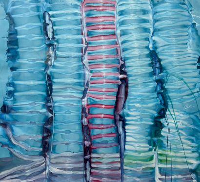 Metamorphosis - Space in Motion - a Paint Artwork by Belén